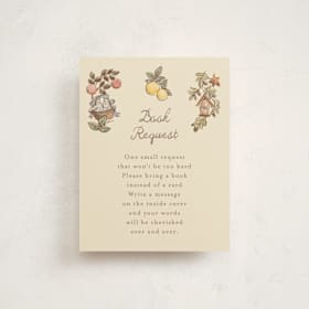Baby Shower Insert Cards