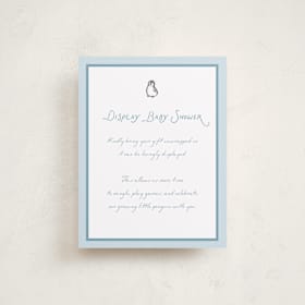 Baby Shower Insert Cards