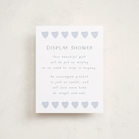 Baby Shower Insert Cards
