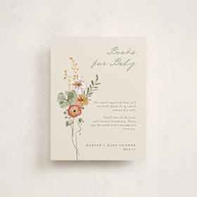 Baby Shower Insert Cards