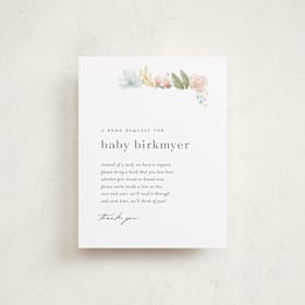 Baby Shower Insert Cards