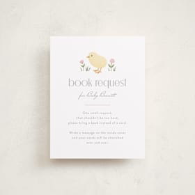 Baby Shower Insert Cards