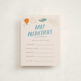 Baby Shower Insert Cards