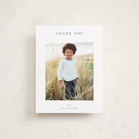 Flat Birth Announcements Thank You Cards
