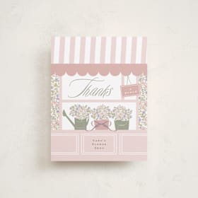 Flat Birth Announcements Thank You Cards