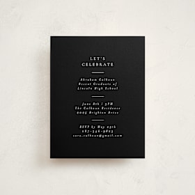 Graduation Insert Cards