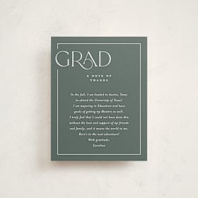 Graduation Insert Cards