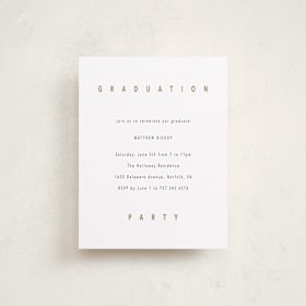 Graduation Insert Cards