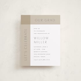 Graduation Insert Cards