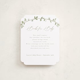 Baby Shower Insert Cards