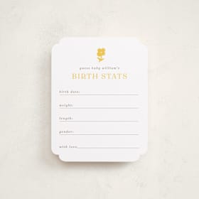 Baby Shower Insert Cards