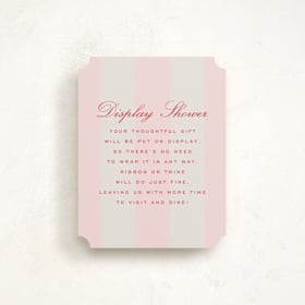 Baby Shower Insert Cards