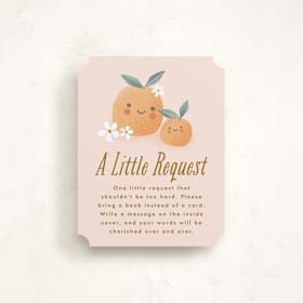 Baby Shower Insert Cards