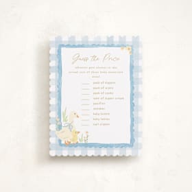 Baby Shower Insert Cards