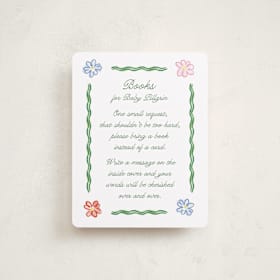 Baby Shower Insert Cards