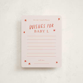 Baby Shower Insert Cards