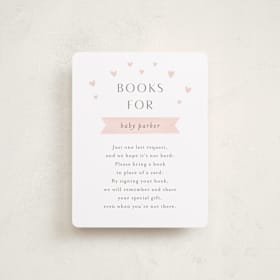 Baby Shower Insert Cards