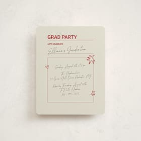 Graduation Insert Cards