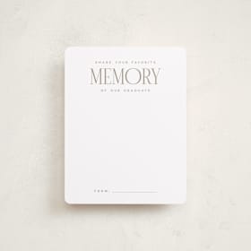 Graduation Insert Cards