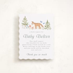 Baby Shower Insert Cards