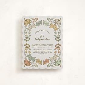 Baby Shower Insert Cards