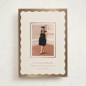 Foil-Pressed Graduation Announcements