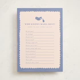 Baby Shower Game Cards