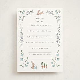 Baby Shower Game Cards