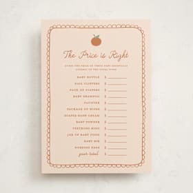 Baby Shower Game Cards