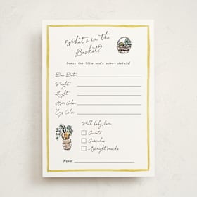 Baby Shower Game Cards