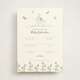 Baby Shower Game Cards
