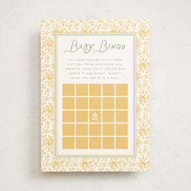 Baby Shower Game Cards