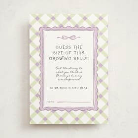 Baby Shower Game Cards