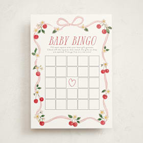 Baby Shower Game Cards