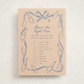 Baby Shower Game Cards