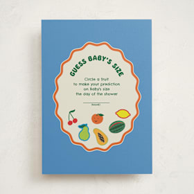 Baby Shower Game Cards