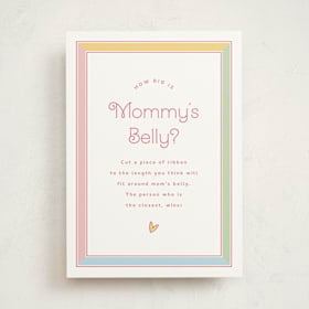 Baby Shower Game Cards