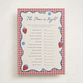 Baby Shower Game Cards