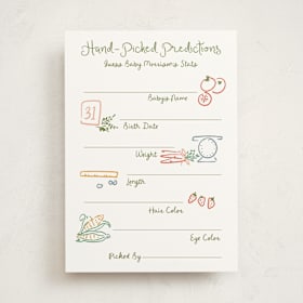 Baby Shower Game Cards