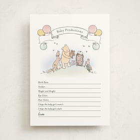 Baby Shower Game Cards