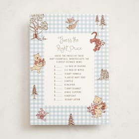 Baby Shower Game Cards