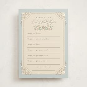 Baby Shower Activity Cards