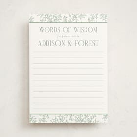 Baby Shower Activity Cards