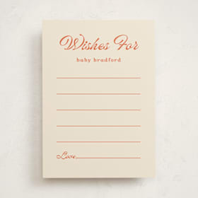 Baby Shower Activity Cards
