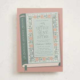 Foil-Pressed Baby Shower Invitations