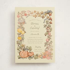 Foil-Pressed Baby Shower Invitations