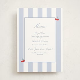 Baby Shower Menu Signs