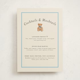 Baby Shower Bar Signs