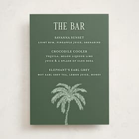 Baby Shower Bar Signs