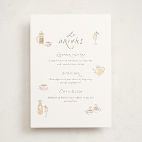 Baby Shower Bar Signs
